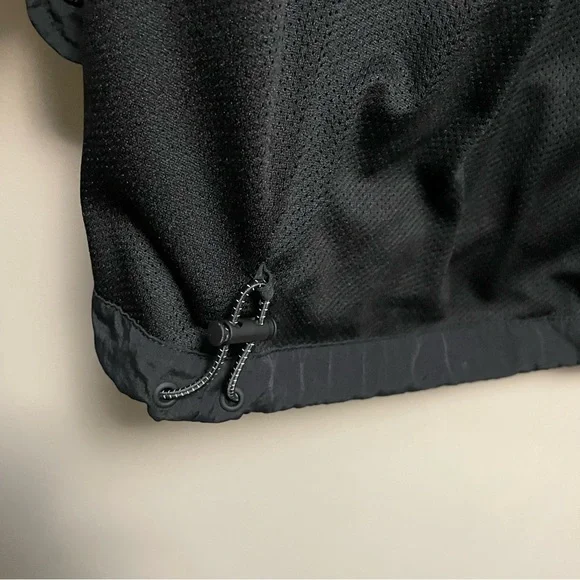 Roots Outdoors Black Nylon Windbreaker Men Women Large - Picture 10 of 13